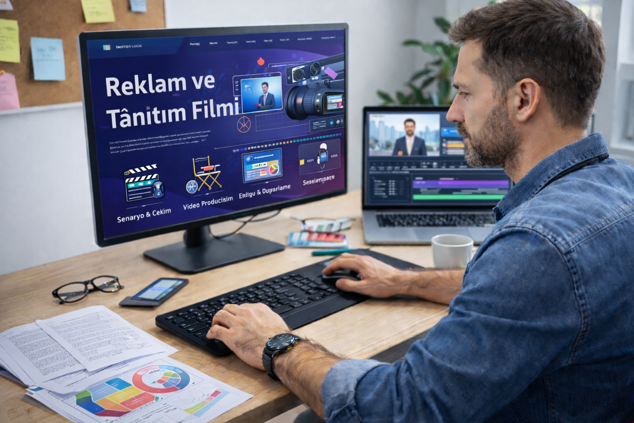 Reklam ve tanıtım filmi hizmeti görseli