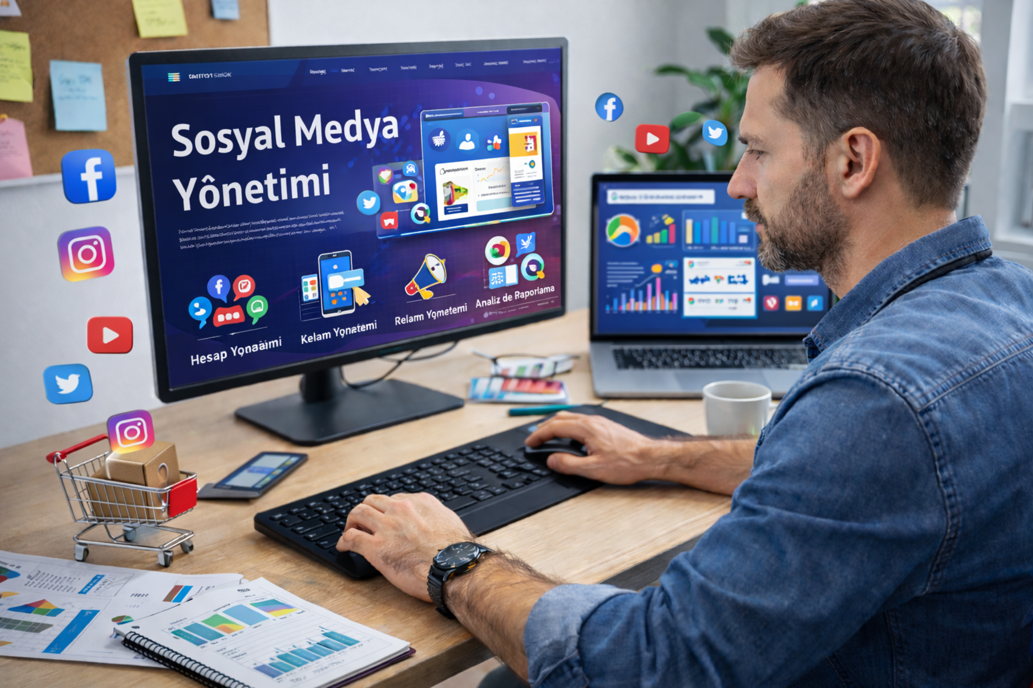 Sosyal Medya Yönetimi görseli