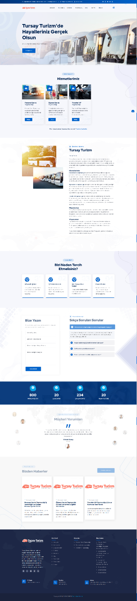 Tursay Turizm site ekran görüntüsü